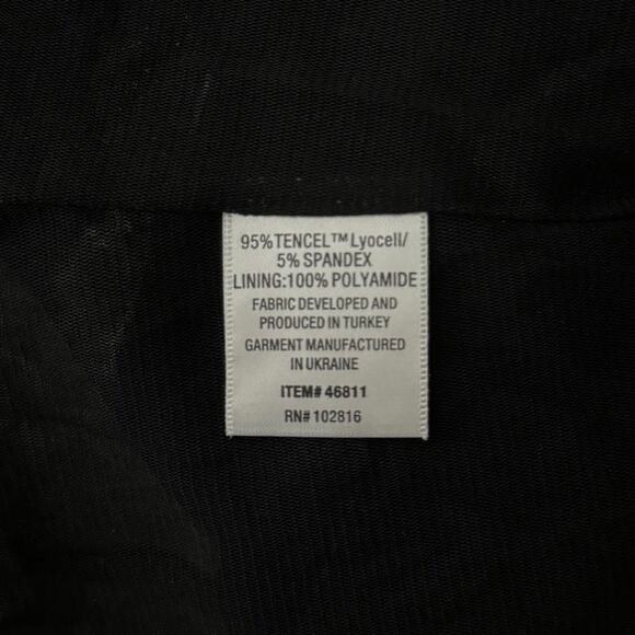 Garnet Hill Dress Womens XS Black White Ditzy Floral Flower Brianna Bloomcore - Picture 8 of 9